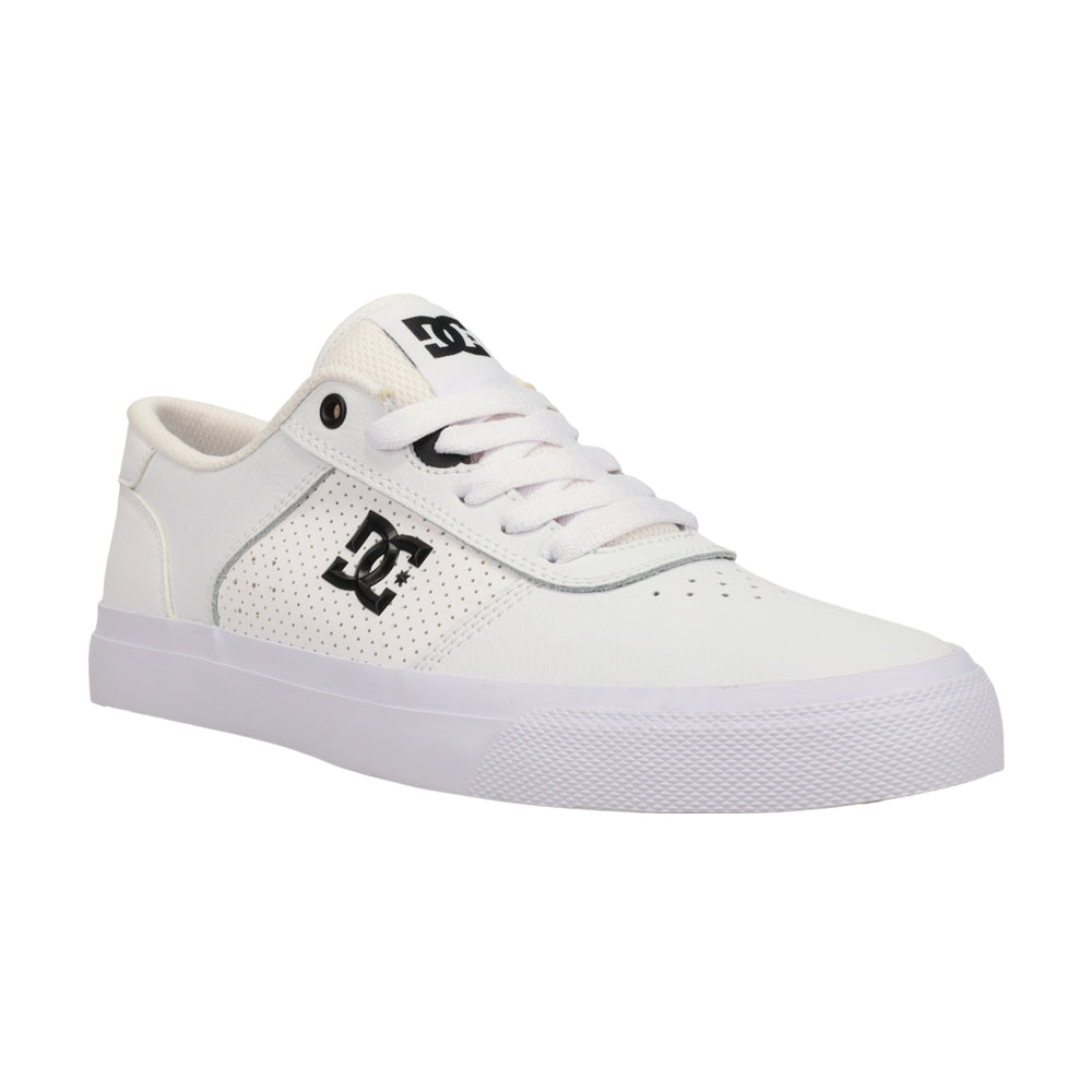 A white DC shoe.