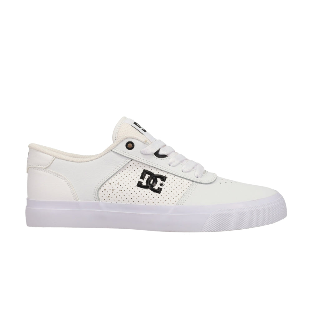 A white DC shoe.