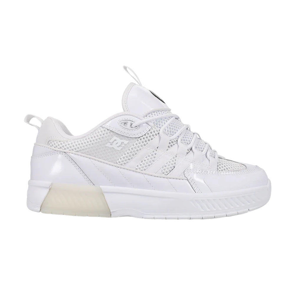 A white DC shoe.