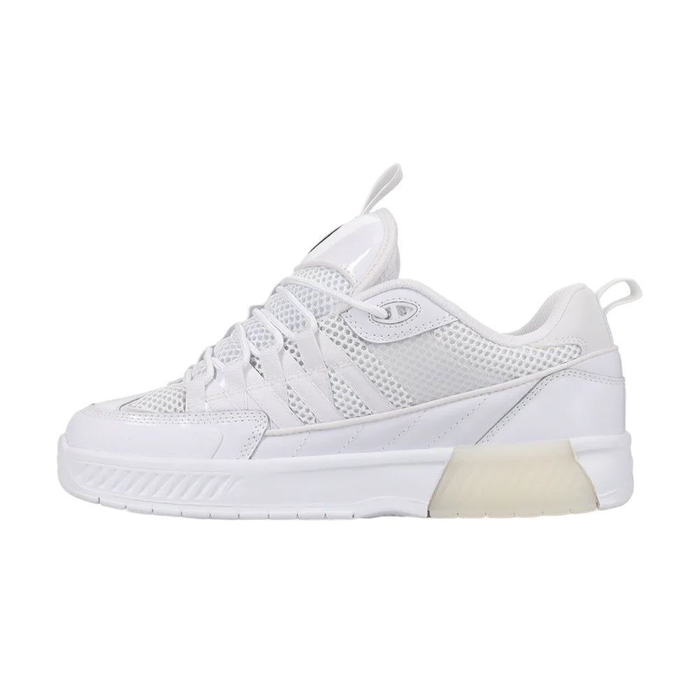 A white DC shoe.
