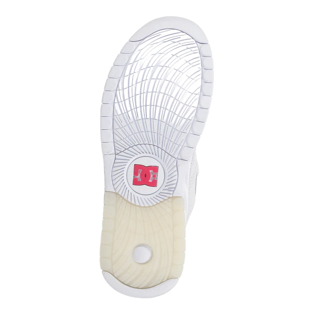 A white outsole.